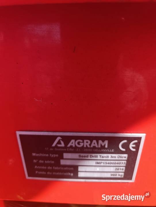 Agregat uprawowosiewny AGRAM TANIT 3000 super
