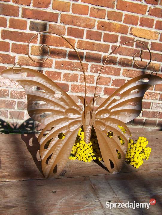 motyl metaloplastyka 40 Rzeźby i figury Dom i Ogród sprzedam