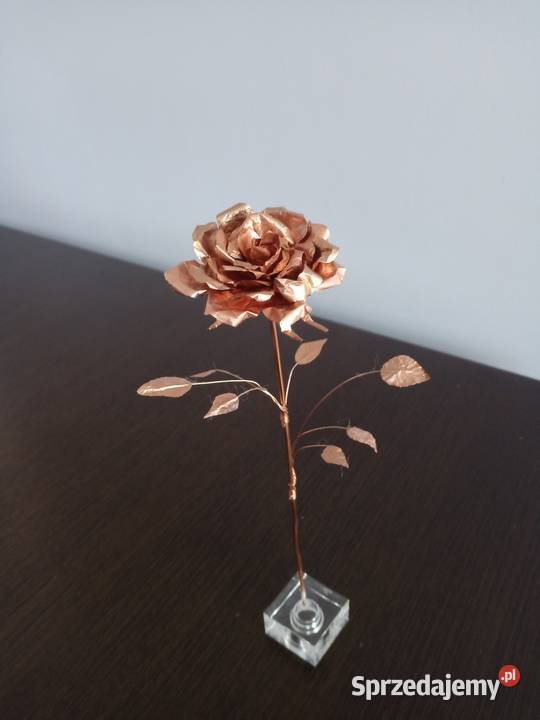 Róże miedziane metaloplasyka