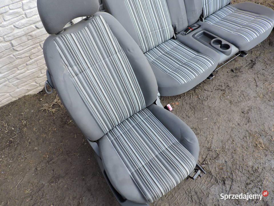 Fotele przód Kanapa tył Komplet Vw Fox Myszków