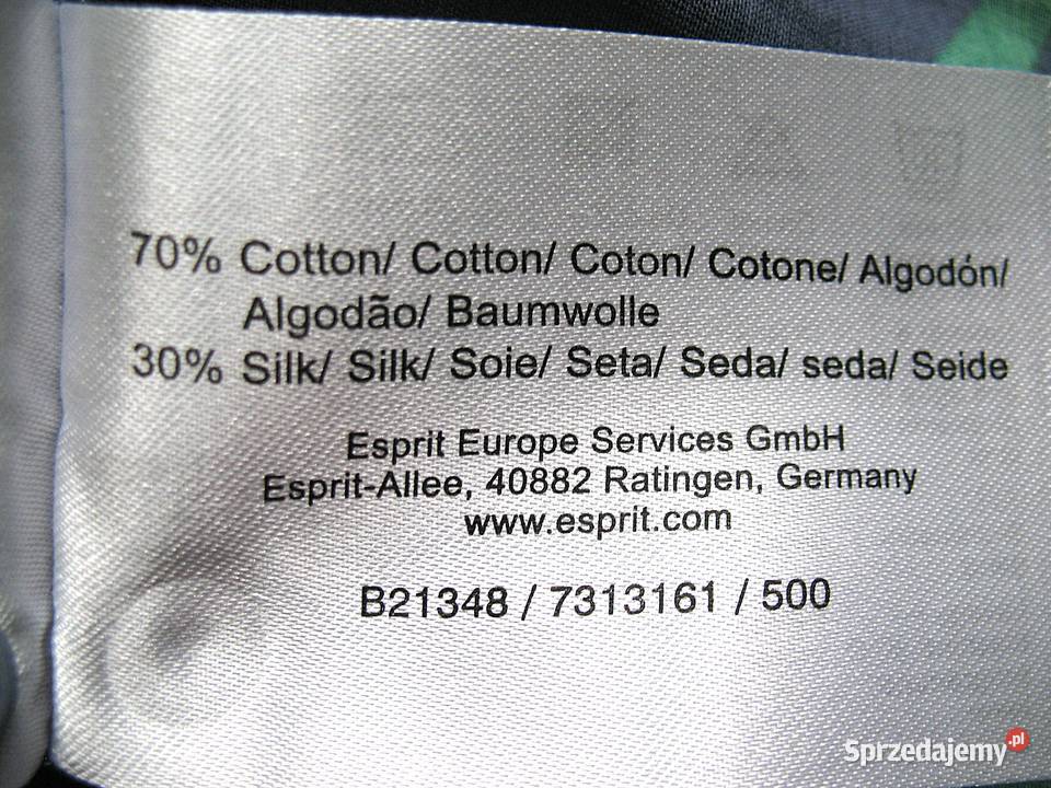 Bluzka jedwab i bawełna 44 2XL biust 116 ESPRIT Rozmiar 44(XXL) Siedlce