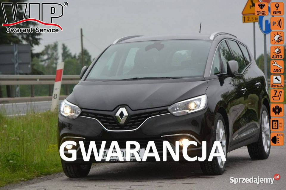 Renault Grand Scenic 12TCe nawigacja gwarancja ESP podkarpackie Sędziszów Małopolski