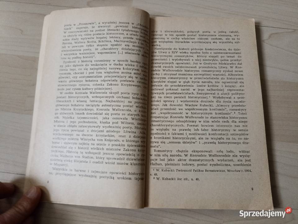 Zdzisław Libera Konrad Wallenrod Adama Kraków sprzedam