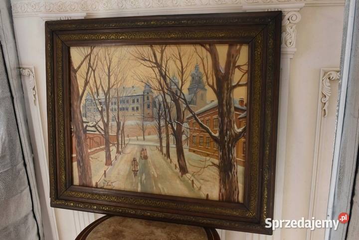 J Fałat Wawel Widok na Zamek Królewski Stary Kraków