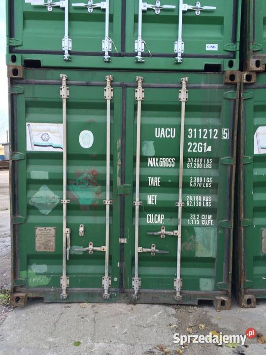 Kontenery morskie 20DV używane Łódź sprzedam