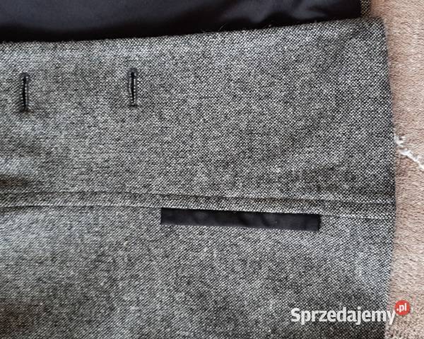 Żakiet marynarka ciemnoszary klapy czarne 40 Warszawa