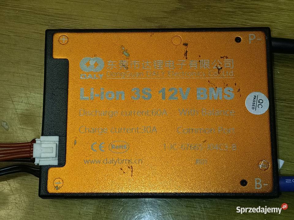 BMS Liion 3S 12V 60A daly Oświęcim sprzedam