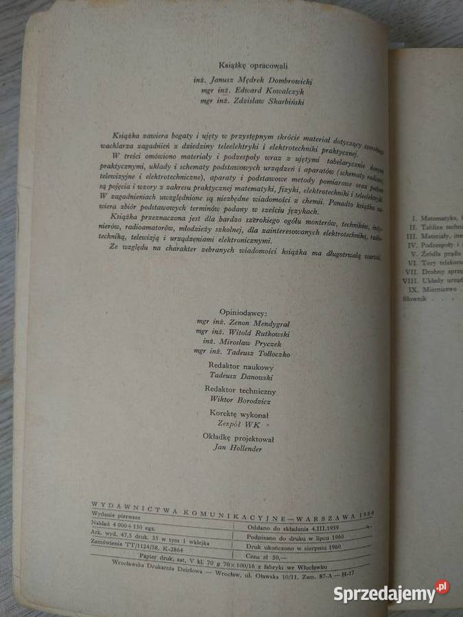 Vademecum tekeelektryka Gdańsk sprzedam