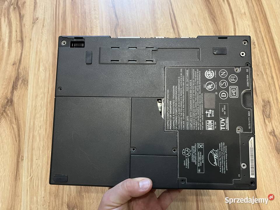 Zabytkowy laptop Compaq Armada 4100 Pentium HP/Compaq Brzana