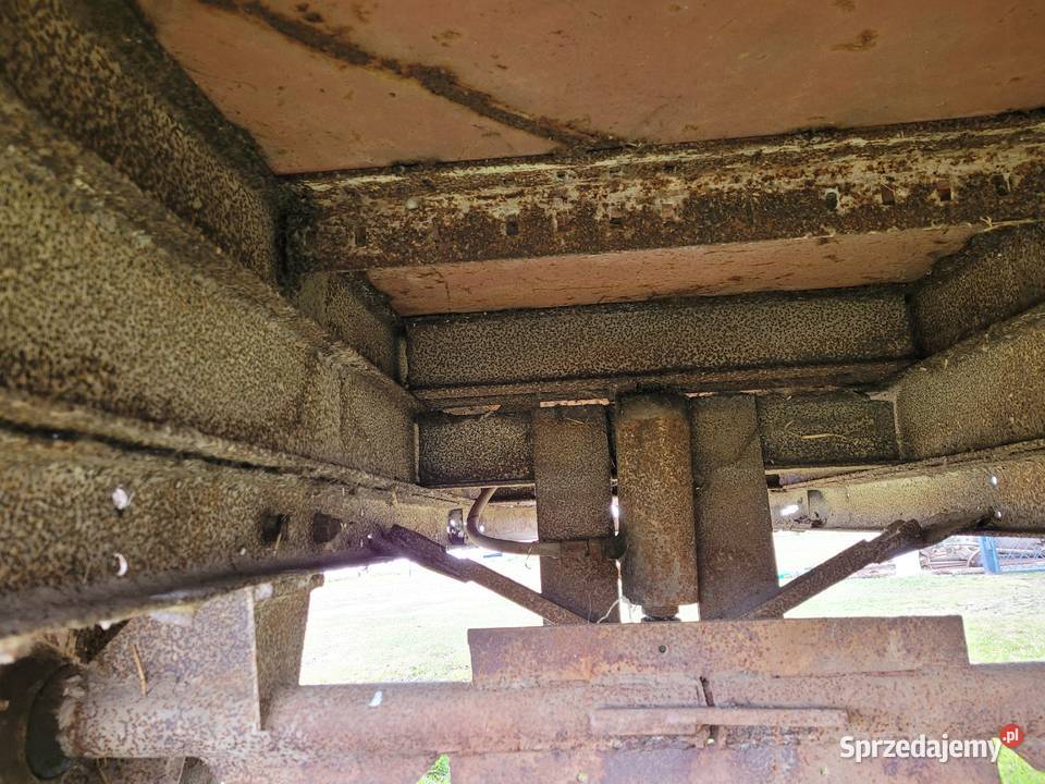 Przyczepa wywrotka jednoosiowa do remontu nieuszkodzony Skulsk