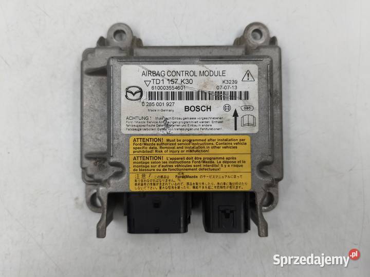 Moduł Poduszek Potwietrznych Sensor Airbag Mazda Wyszków