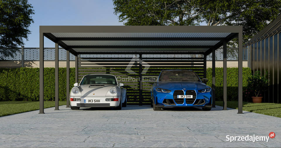 CarPort PREMIUM wiata samochodowa 6x55 antracyt 555zł/m2 małopolskie Tarnów