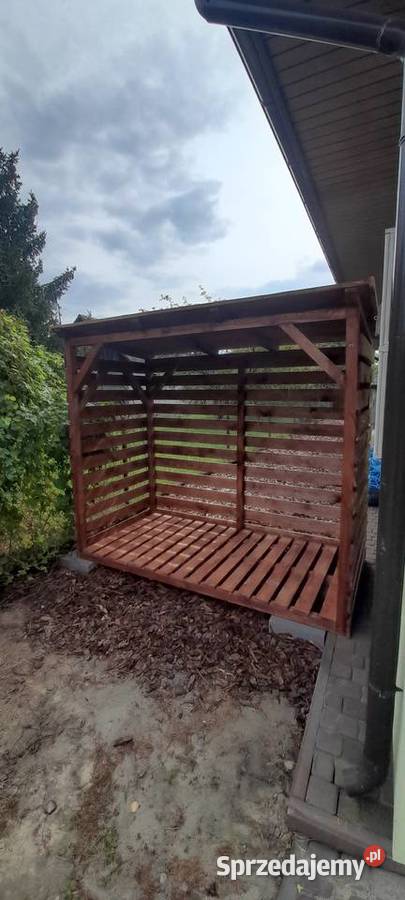 Drewutnia na drewno kominkowesolidna super Pozostałe sprzedam