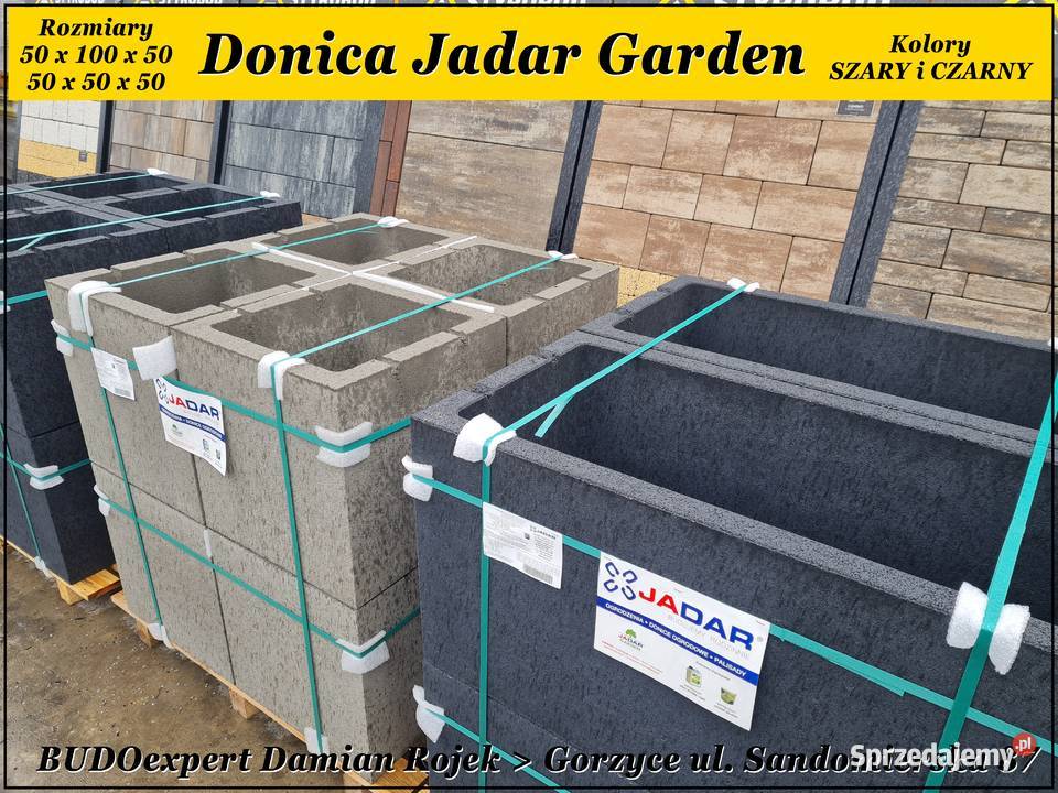 Nowoczesne betonowe DONICE ogrodowe Jadar Garden 50x50x50