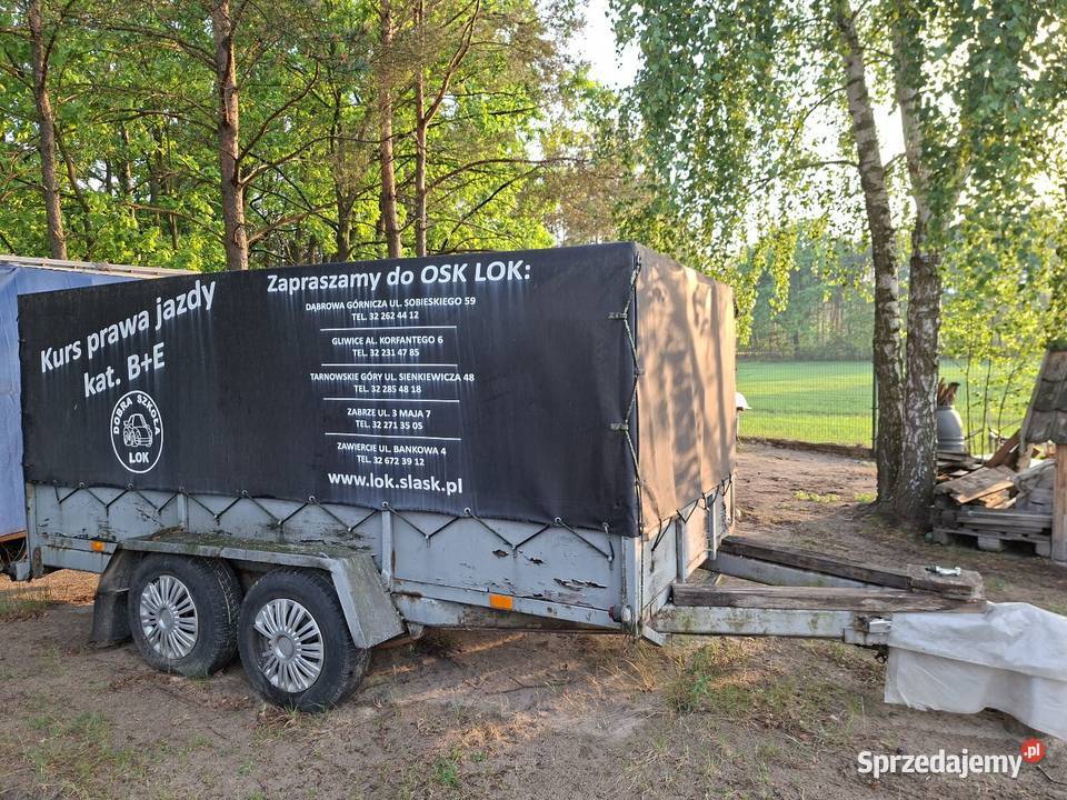 Przyczepa towarowa BE HAMOWANA ponad 1500 DMC Wieliszew