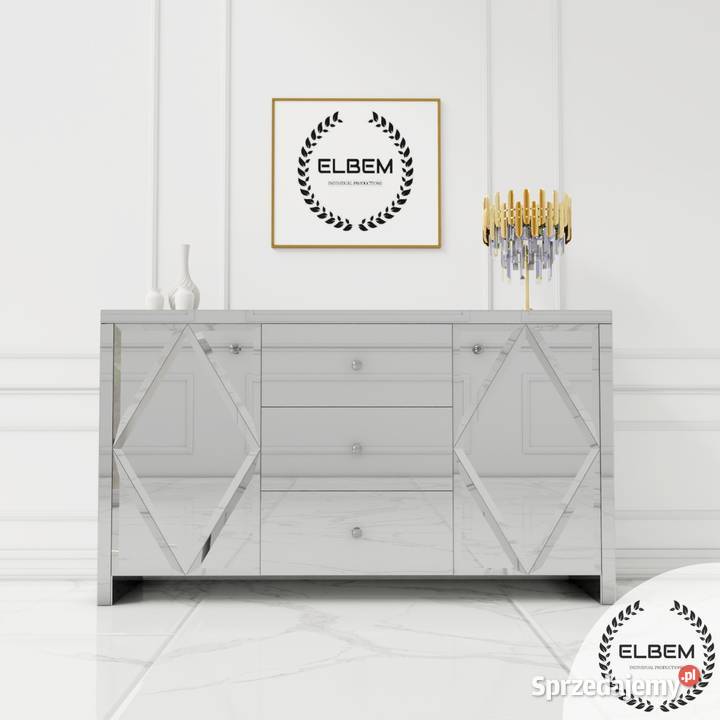 Lustrzana komoda w stylu Glamour Ostrów Wielkopolski