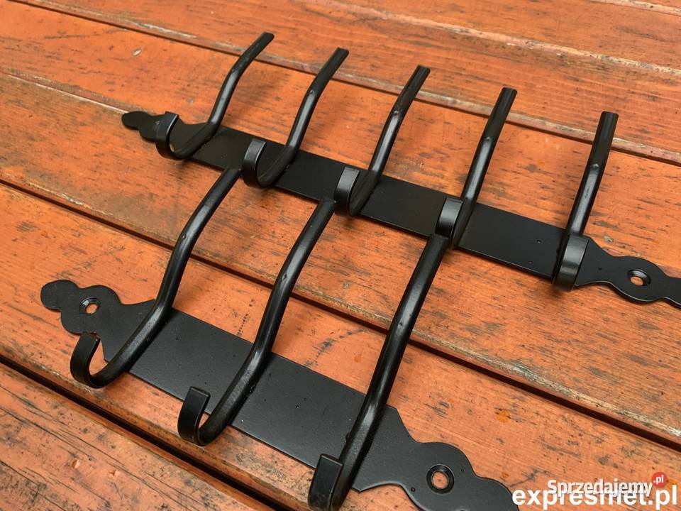 KUTY Wieszak ścienny do przedpokoju Metalowy Rzeszotary