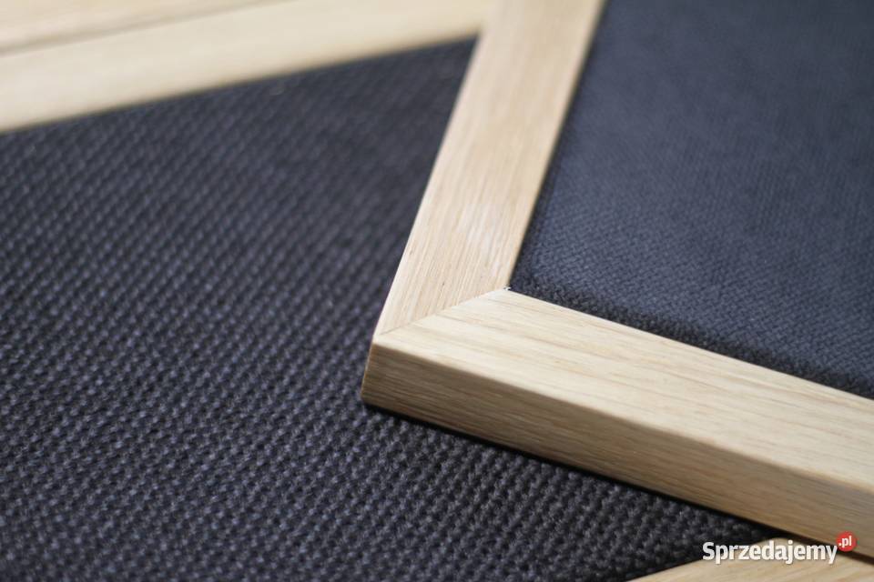 Panel ścienny dekoracyjny z tkaniną w ramie