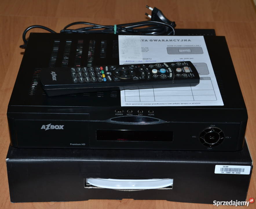 Azbox HD Premium Tuner satelitarny Wwa Warszawa sprzedam