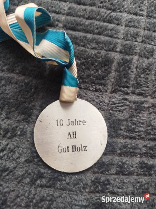 Medal pamiątkowy 10 Jahre AH Gut Holz niemiecki Opole