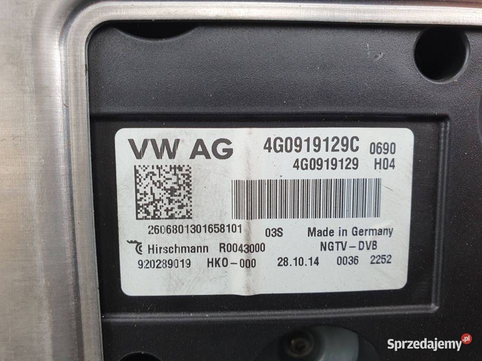 MODUŁ AUDI A8 L D4 4G0919129C Lipno