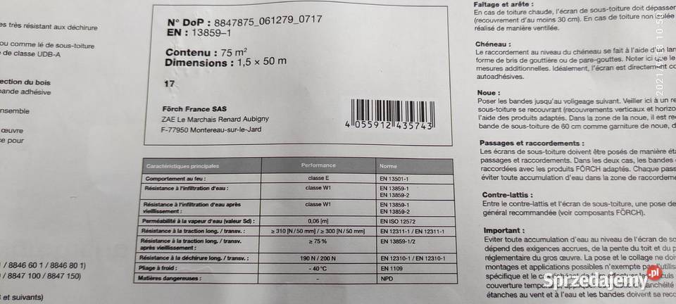 Folia Dachowa Membrana Niemiecka Jakosc wielkopolskie Niedźwiedź