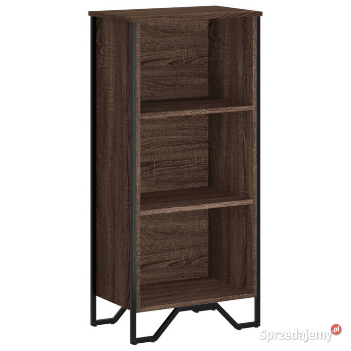 Regał brązowy dąb 50x31x106 materiał Warszawa