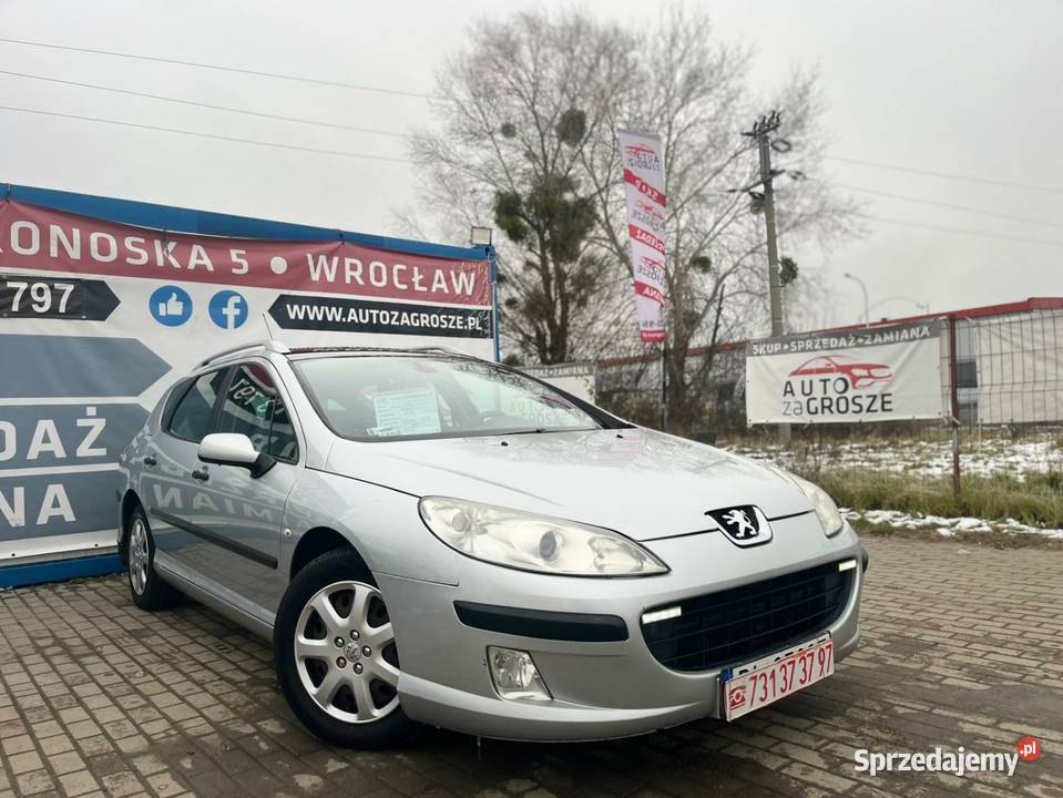 Peugeot 407 20 HDI 2005 Kombi Panorama Zamiana Samochody osobowe Wrocław