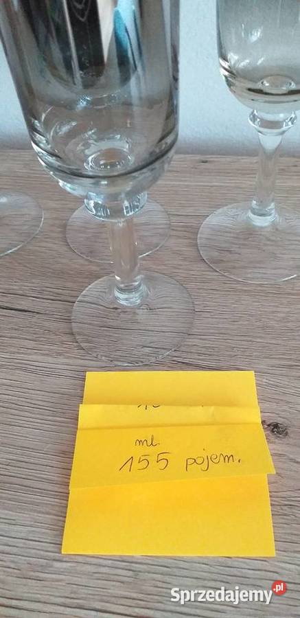 Lampki na szampan wino prl łódzkie