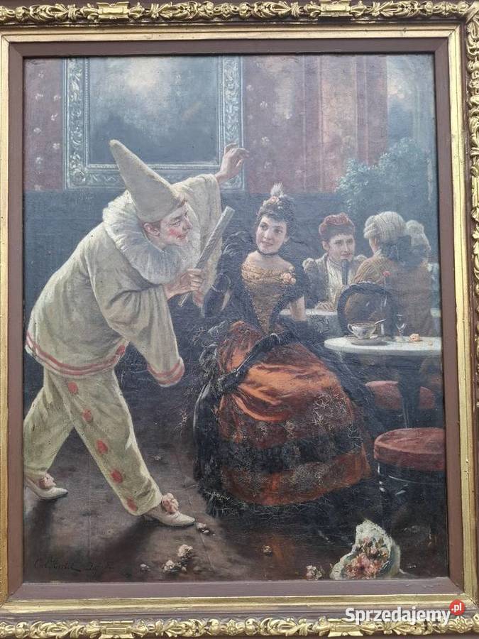 Obraz Carl Hertel 1892 Dzieło sztuki Piękny Malarstwo Świdnica