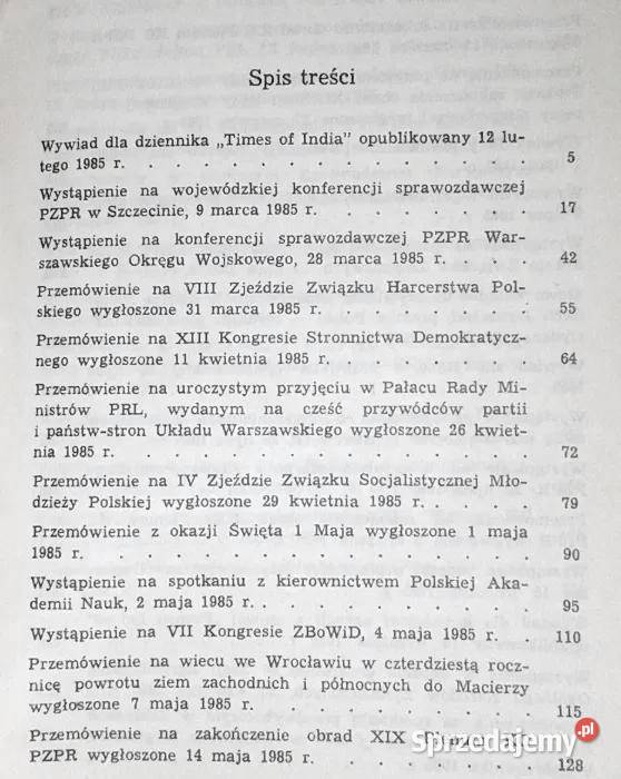 Przemówienia 198182 85 86 87 88 Wojciech Pozostałe Chełm