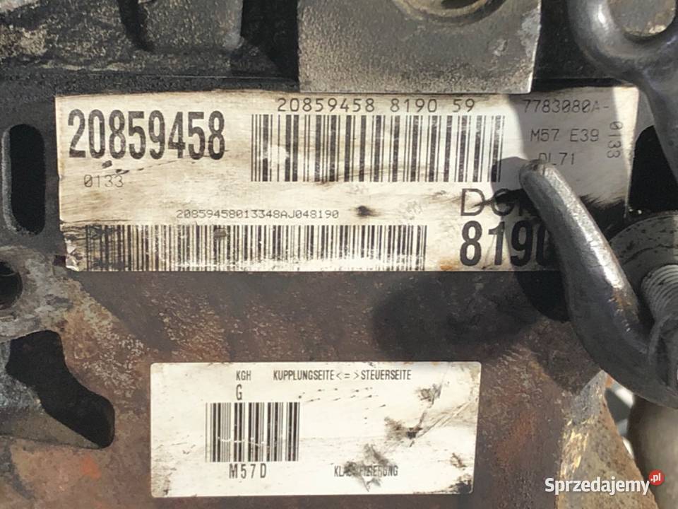SILNIK KOMPLETNY SWAP BMW 29 184 M57D30 9503 E39 sprzedam
