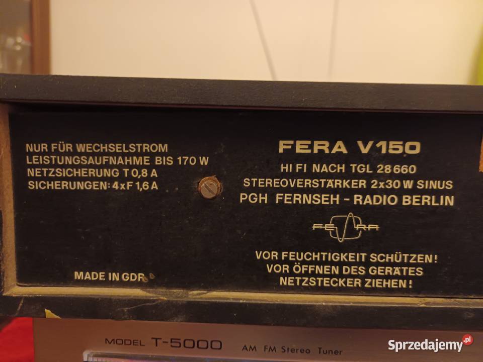 Fera v150 wzmacniacz stereo z efekt Qadro plus śląskie Tychy