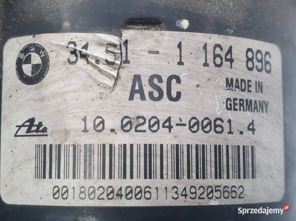 POMPA ABS HAMULCOWA BMW E46 1164896 Lipno sprzedam