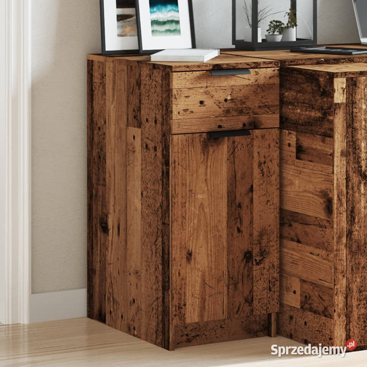 Szafka biurkowa stare drewno 33x50x75 WM856997