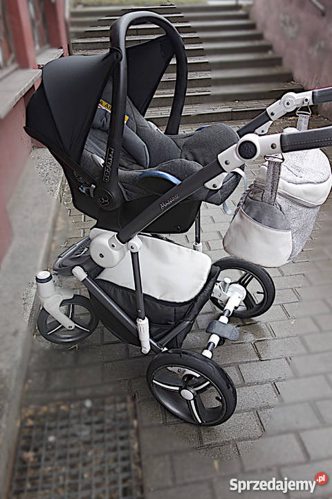 Wózek 3w1 Bebetto MuranoGwarancja Aluminium Łódź sprzedam
