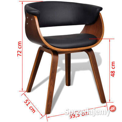 vidaXL Krzesło do jadalni gięte drewno i Warszawa sprzedam