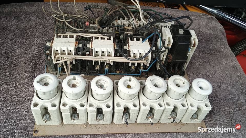 Płyta montażowa z aparaturą elektryczną Lubartów