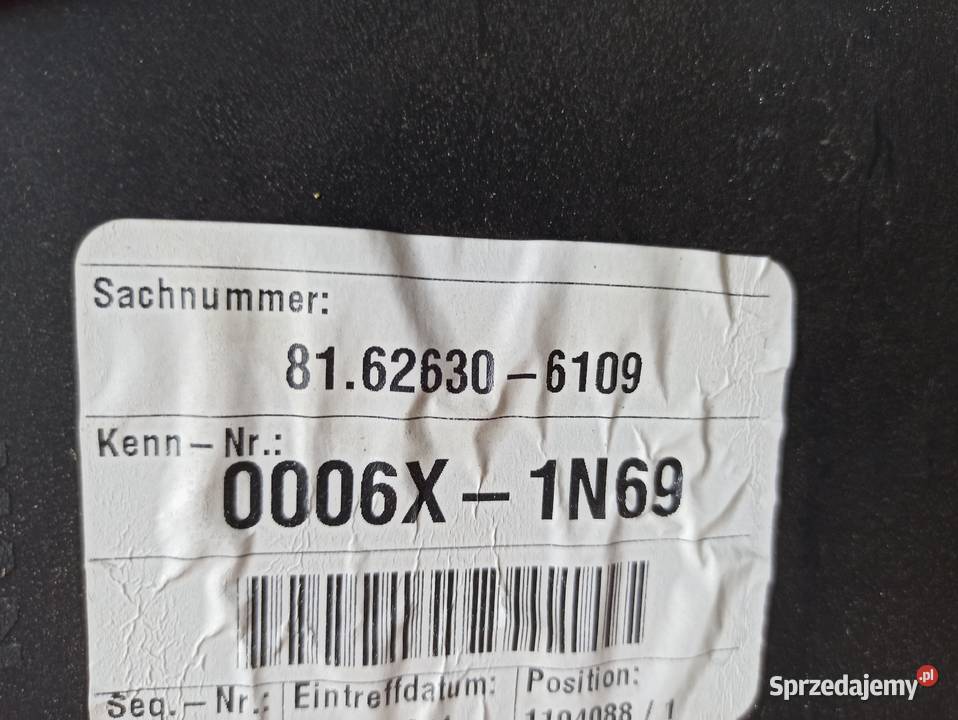 MAN TGX E6 BOCZEK DRZWI LEWYCH TAPICERKA BEŻOWA ciężarowe lubuskie Bieleń