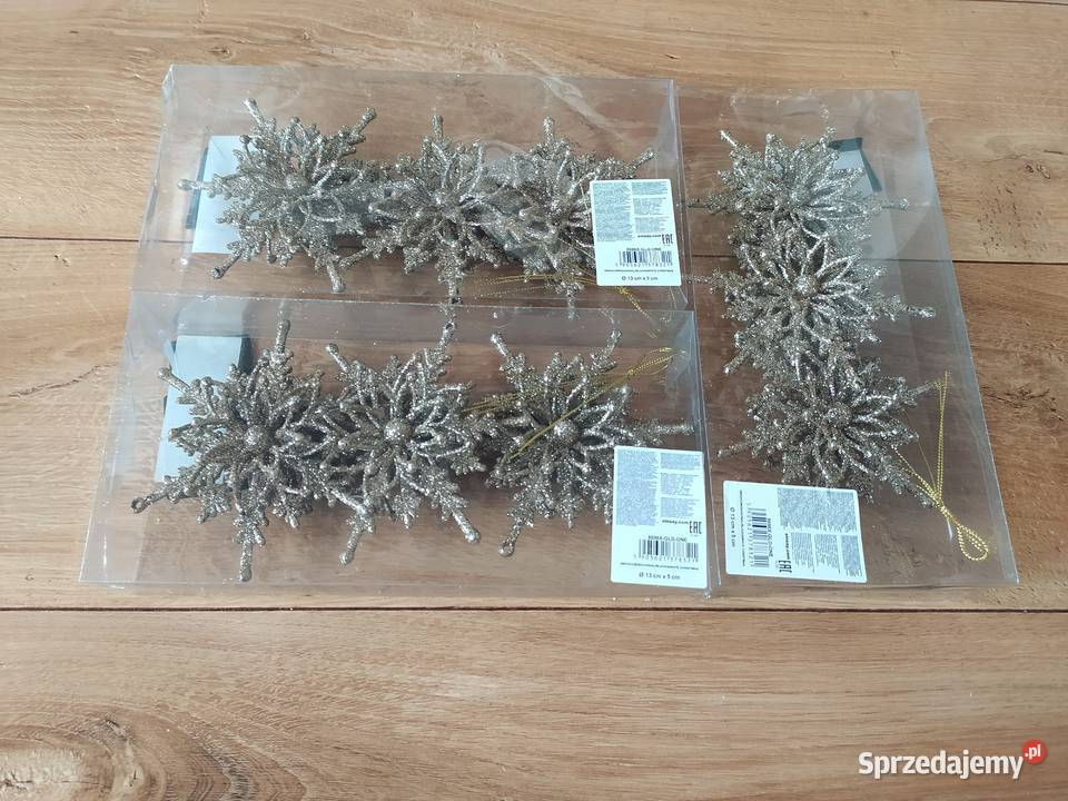 Duża kokarda srebrna do dekoracji 30 x 37 Koszalin