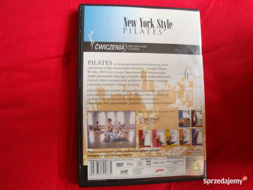dvd Pilates kobiet i mężczyzn lektor polski Warszawa sprzedam