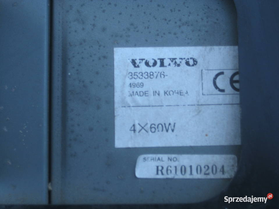 volvo c70 9804r wzmacniacz radia 3533876 4x60w Sprzęt audio fabryczny wielkopolskie Rakoniewice