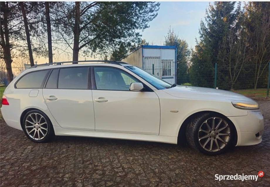 BMW e61 535d BITURBO MPAKIET 30 DIESEL PANORAMA regulowane zawieszenie