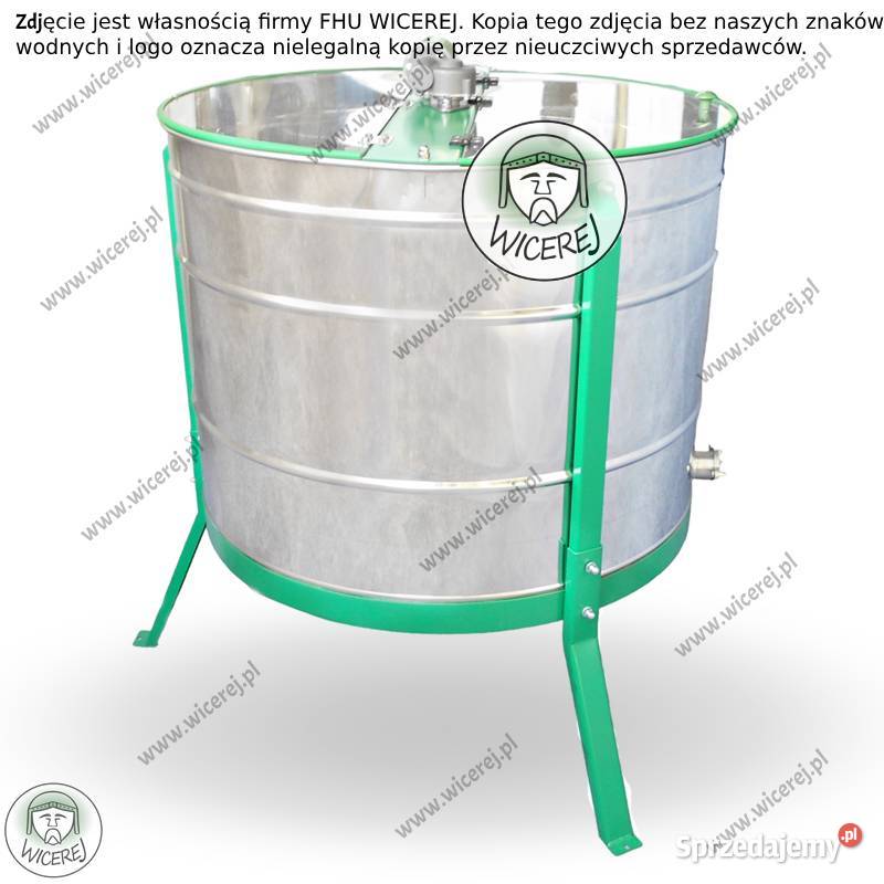 Miodarka elektryczna 6 ramkowa nierdzewna Pszczelarstwo Jaśliska