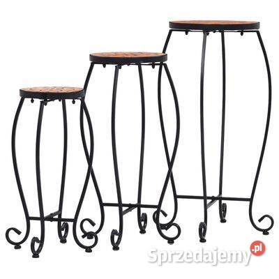 vidaXL Stoliki mozaikowe 3 ceramiczne kolor Warszawa