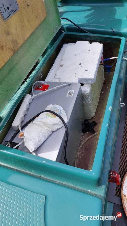 Łódź łódka wędkarska z przyczepą Zestaw NOWA