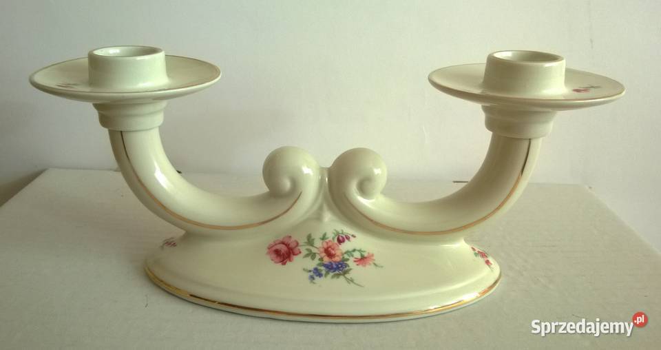 Świecznik Porcelanowy Alka Bawaria Meissen mazowieckie