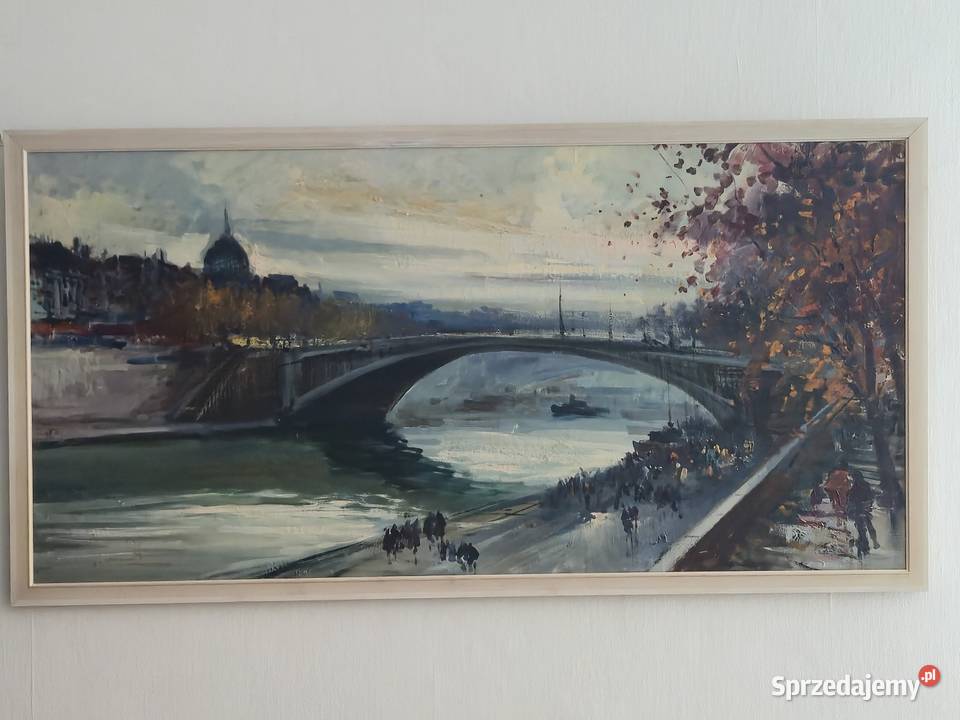 Claudio Simonetti Włochy Pejzaż miejski Olej na Piła