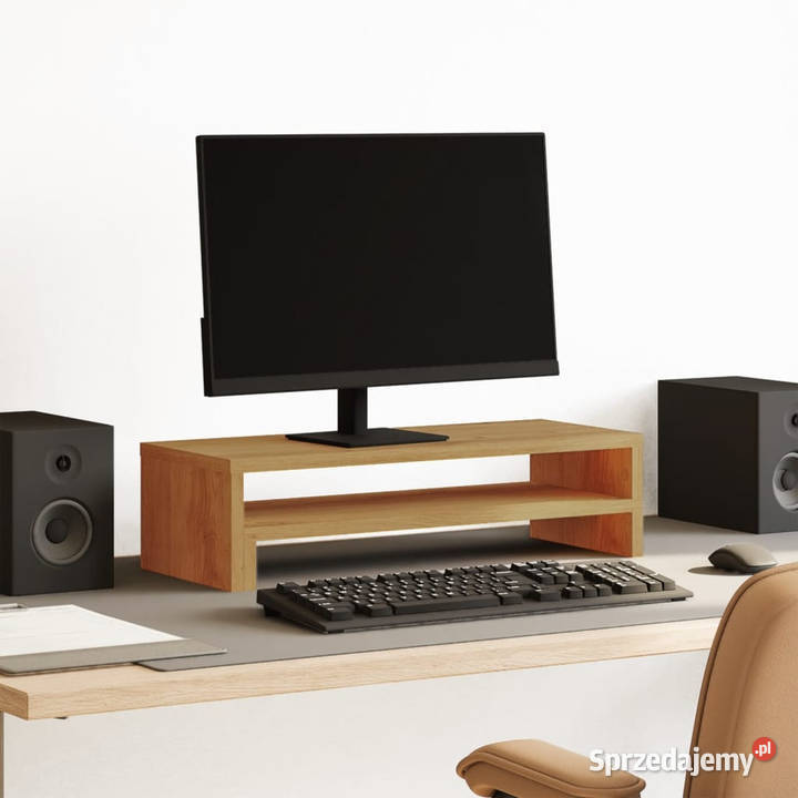 Podstawka pod monitor dąb artisian 54x22x15 mazowieckie Warszawa