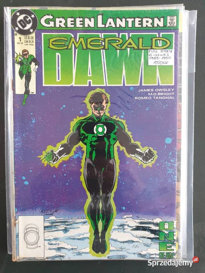 Green Lantern Emerald Dawn 6 komiksów DC USA Gdynia